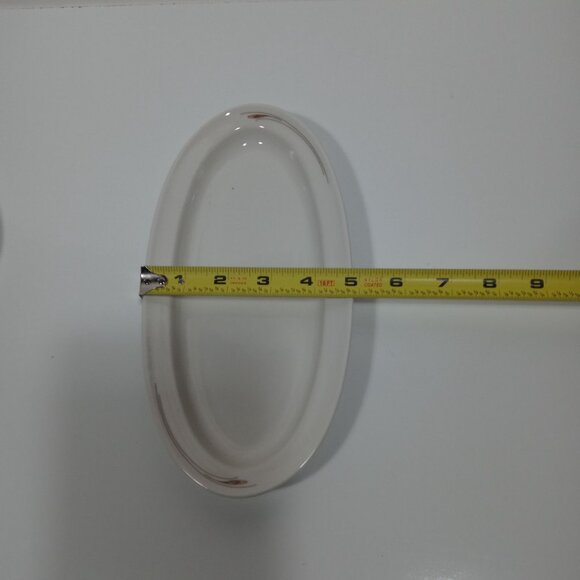 Syracuse China Oval Relish Tray Accent Trim Vintage - Picture 8 of 10